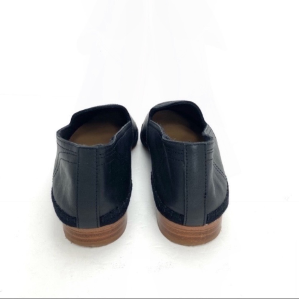 Soludos Venetian Soft Leather Convertible Flat Loafers in Black Size 8 - Picture 11 of 13